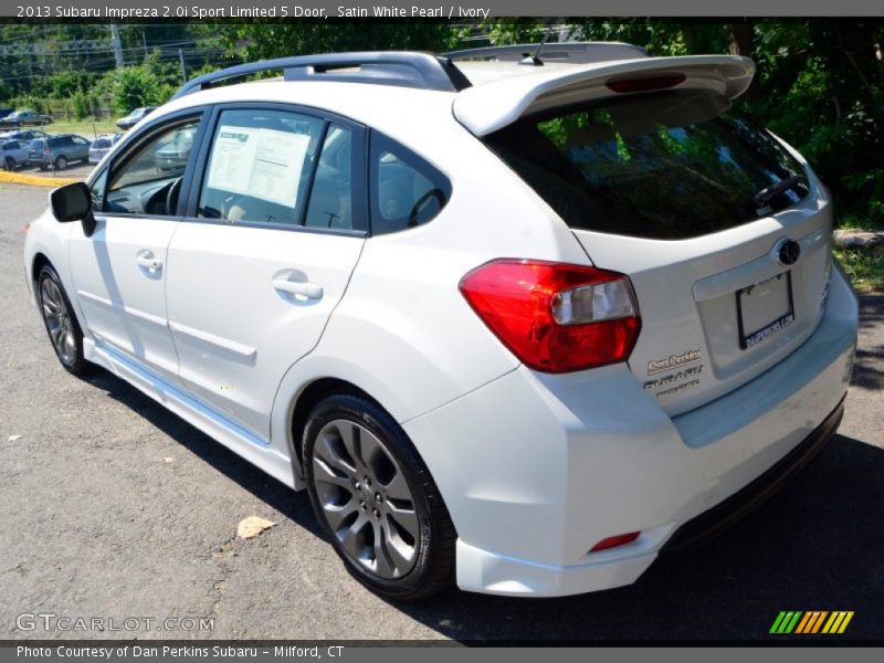 Satin White Pearl / Ivory 2013 Subaru Impreza 2.0i Sport Limited 5 Door