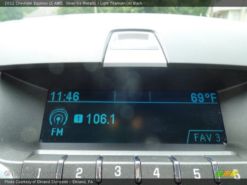Silver Ice Metallic / Light Titanium/Jet Black 2012 Chevrolet Equinox LS AWD