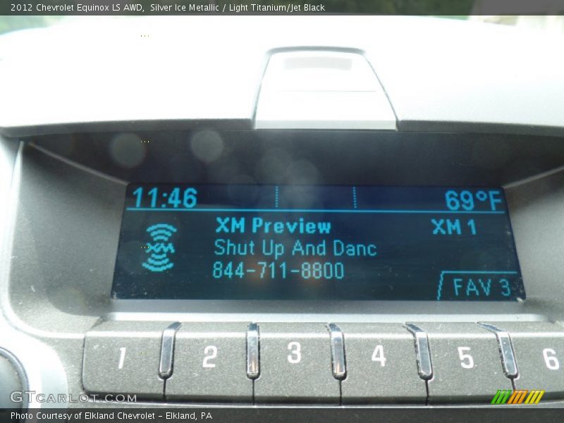 Silver Ice Metallic / Light Titanium/Jet Black 2012 Chevrolet Equinox LS AWD