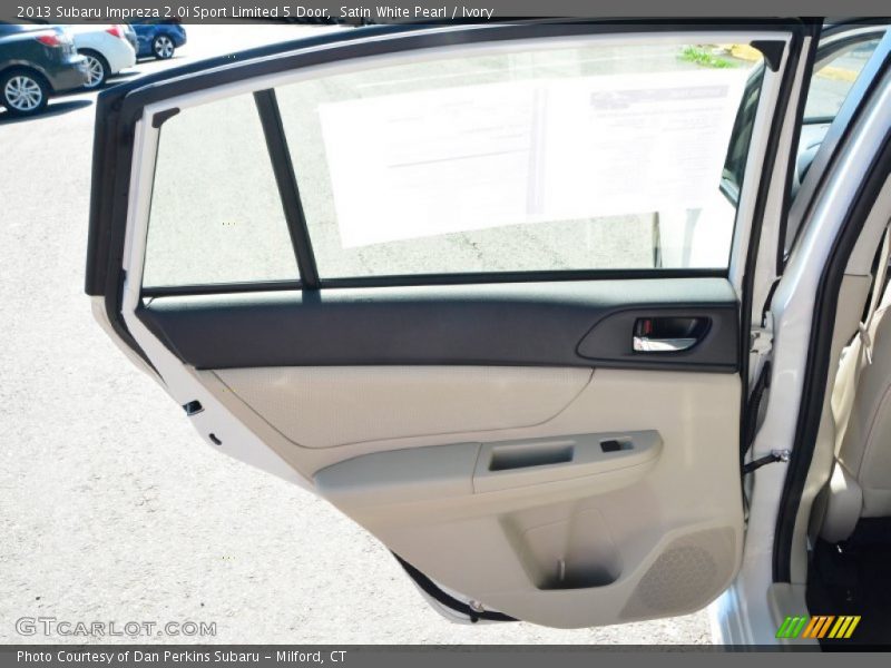 Satin White Pearl / Ivory 2013 Subaru Impreza 2.0i Sport Limited 5 Door