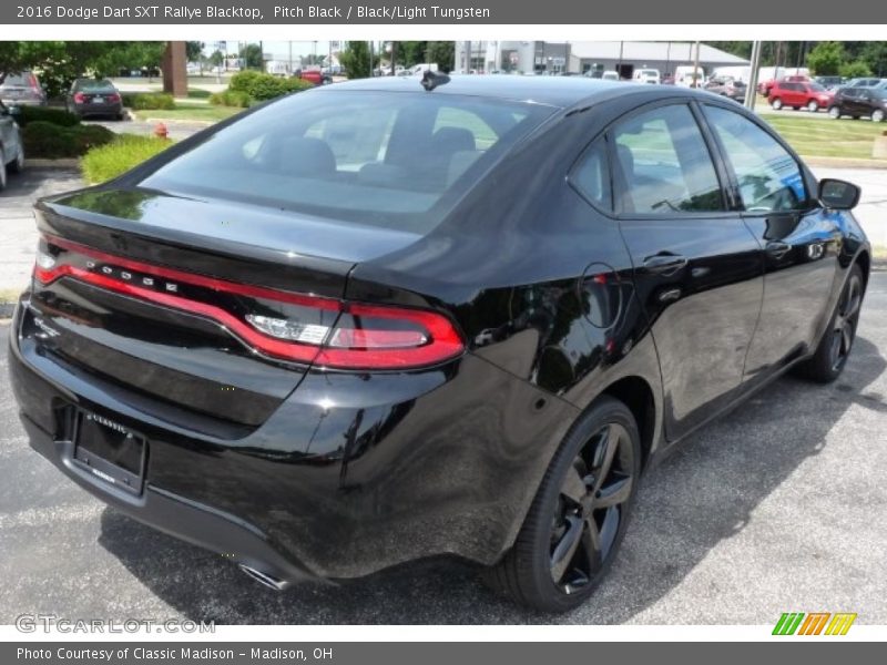 Pitch Black / Black/Light Tungsten 2016 Dodge Dart SXT Rallye Blacktop