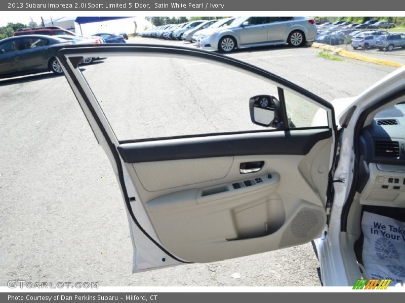 Satin White Pearl / Ivory 2013 Subaru Impreza 2.0i Sport Limited 5 Door