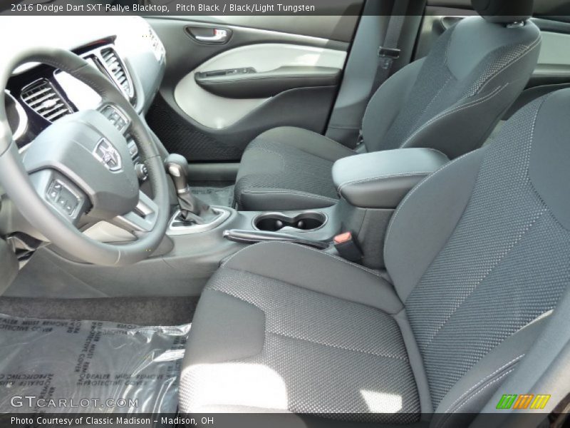 Pitch Black / Black/Light Tungsten 2016 Dodge Dart SXT Rallye Blacktop