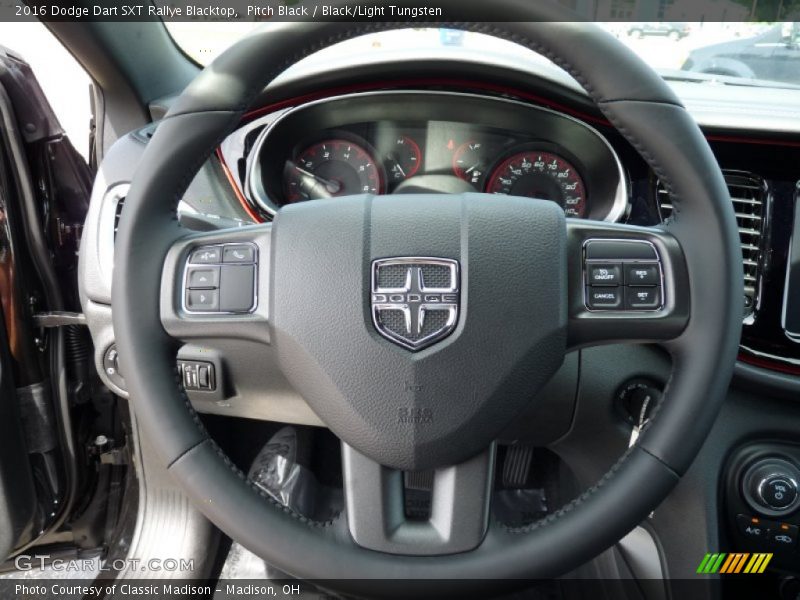 Pitch Black / Black/Light Tungsten 2016 Dodge Dart SXT Rallye Blacktop