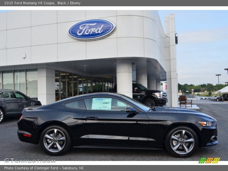 Black / Ebony 2015 Ford Mustang V6 Coupe