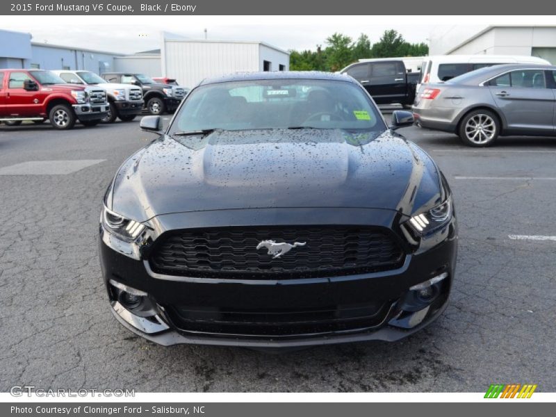 Black / Ebony 2015 Ford Mustang V6 Coupe