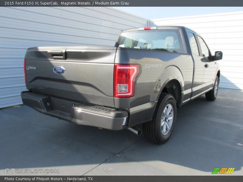 Magnetic Metallic / Medium Earth Gray 2015 Ford F150 XL SuperCab