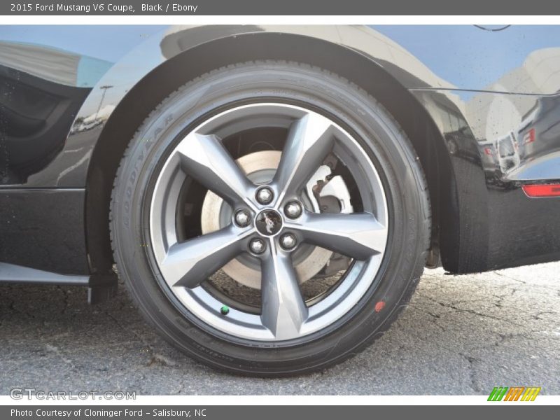 Black / Ebony 2015 Ford Mustang V6 Coupe