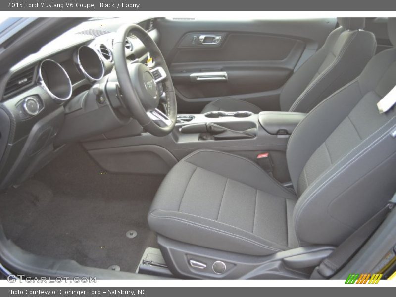 Black / Ebony 2015 Ford Mustang V6 Coupe