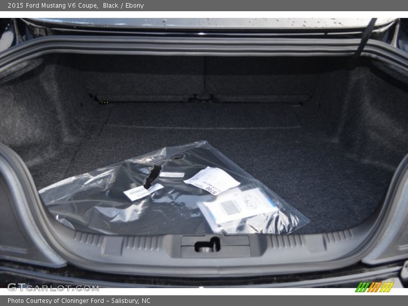 Black / Ebony 2015 Ford Mustang V6 Coupe