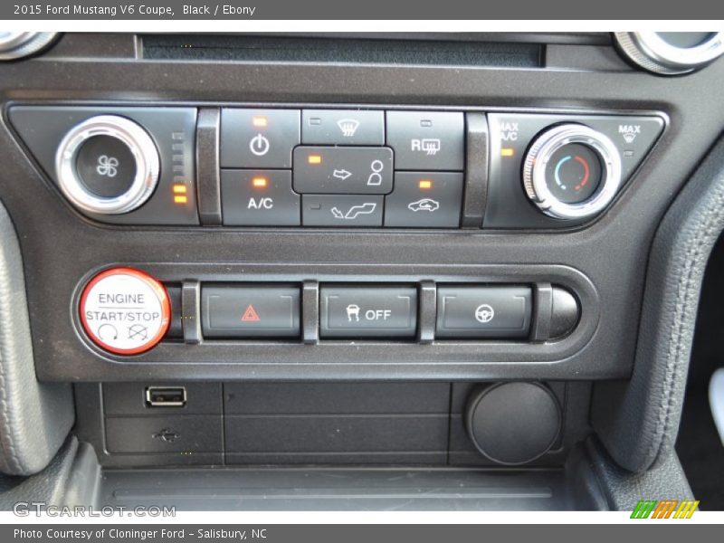 Black / Ebony 2015 Ford Mustang V6 Coupe
