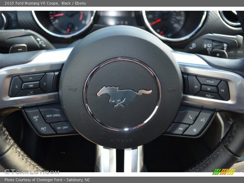 Black / Ebony 2015 Ford Mustang V6 Coupe