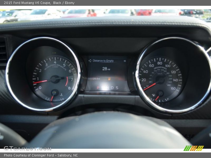 Black / Ebony 2015 Ford Mustang V6 Coupe