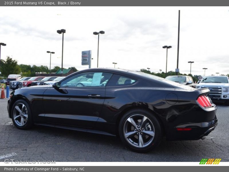 Black / Ebony 2015 Ford Mustang V6 Coupe