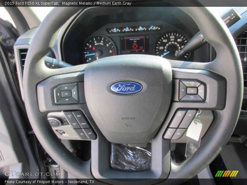 Magnetic Metallic / Medium Earth Gray 2015 Ford F150 XL SuperCab