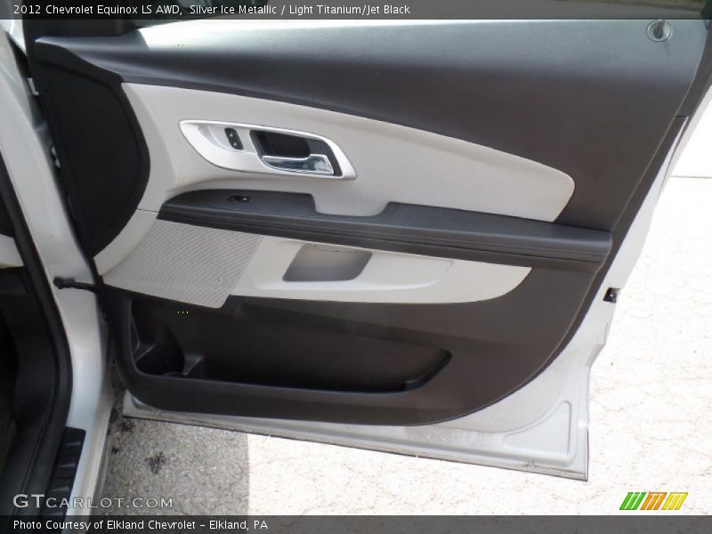 Silver Ice Metallic / Light Titanium/Jet Black 2012 Chevrolet Equinox LS AWD