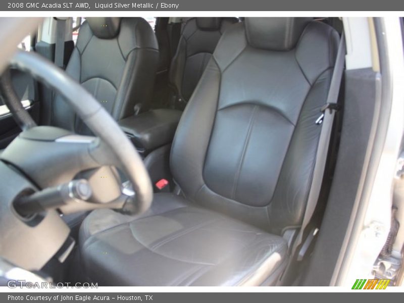 Liquid Silver Metallic / Ebony 2008 GMC Acadia SLT AWD