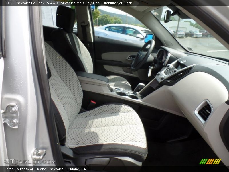 Silver Ice Metallic / Light Titanium/Jet Black 2012 Chevrolet Equinox LS AWD