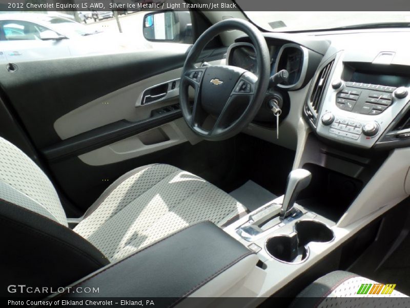 Silver Ice Metallic / Light Titanium/Jet Black 2012 Chevrolet Equinox LS AWD