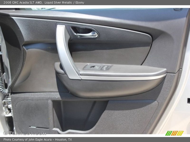Liquid Silver Metallic / Ebony 2008 GMC Acadia SLT AWD