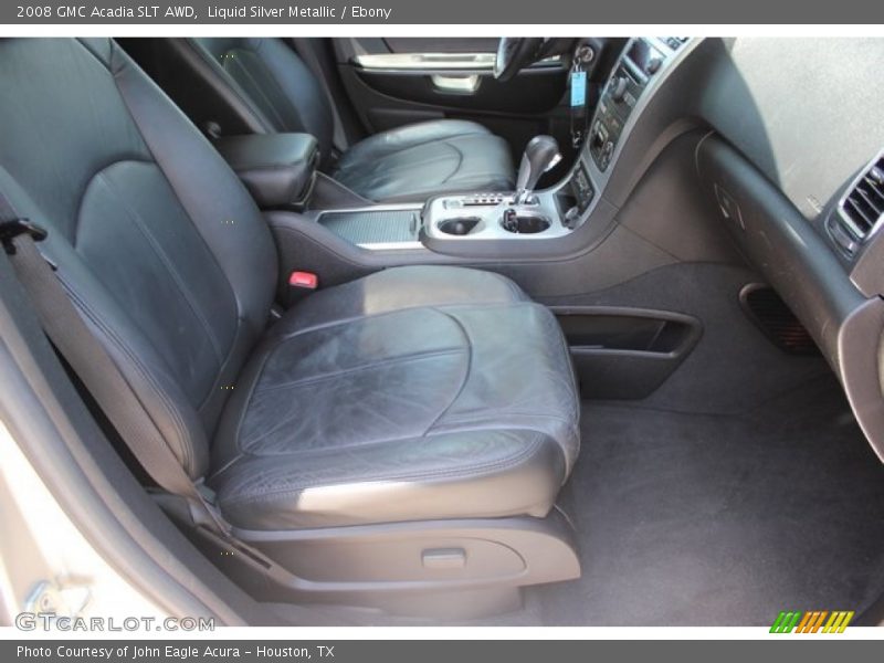 Liquid Silver Metallic / Ebony 2008 GMC Acadia SLT AWD
