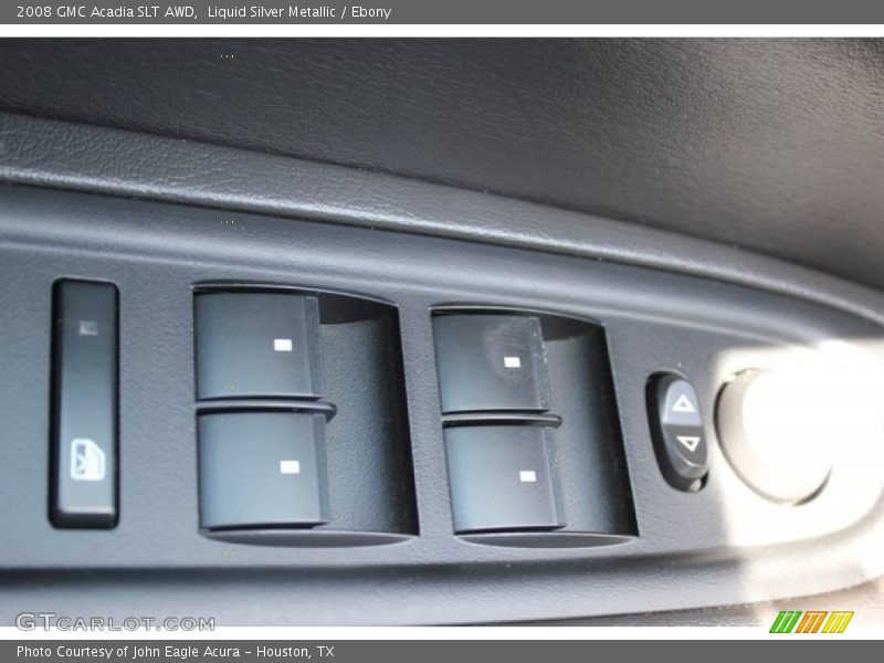 Liquid Silver Metallic / Ebony 2008 GMC Acadia SLT AWD