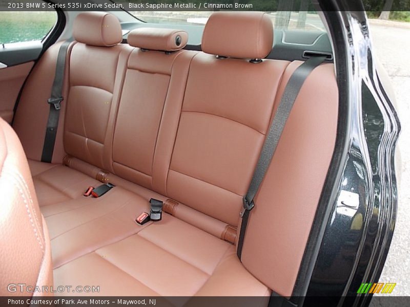 Rear Seat of 2013 5 Series 535i xDrive Sedan