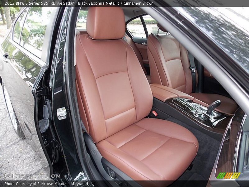 Front Seat of 2013 5 Series 535i xDrive Sedan