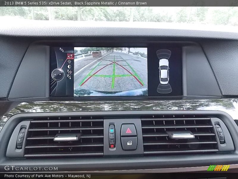Black Sapphire Metallic / Cinnamon Brown 2013 BMW 5 Series 535i xDrive Sedan