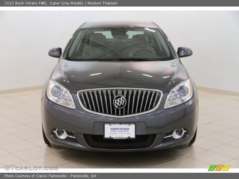 Cyber Gray Metallic / Medium Titanium 2013 Buick Verano FWD