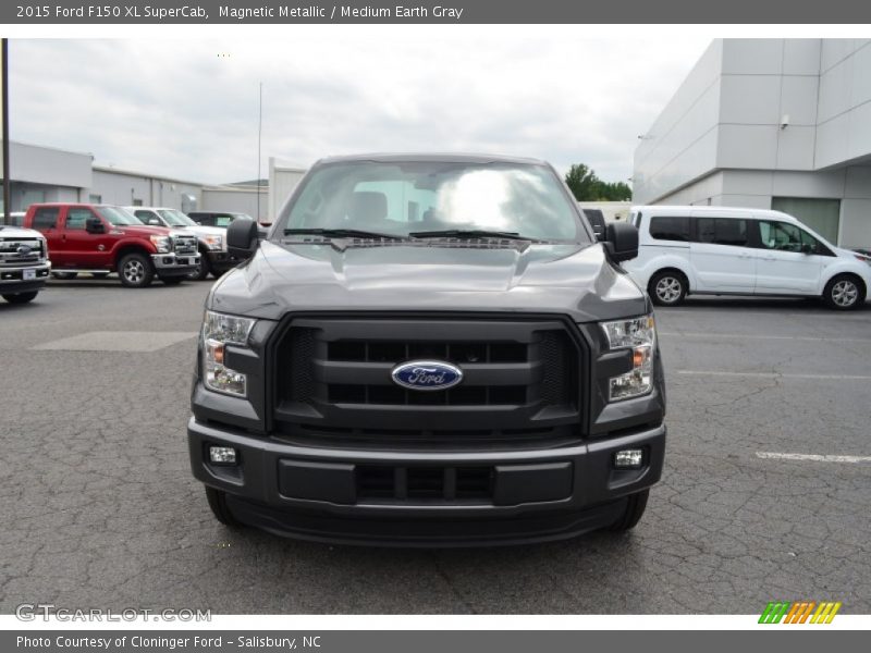 Magnetic Metallic / Medium Earth Gray 2015 Ford F150 XL SuperCab