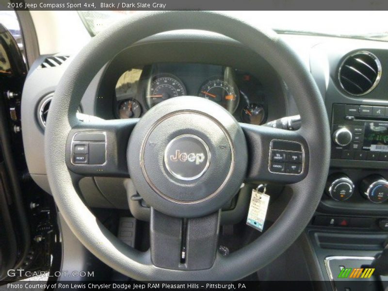 Black / Dark Slate Gray 2016 Jeep Compass Sport 4x4