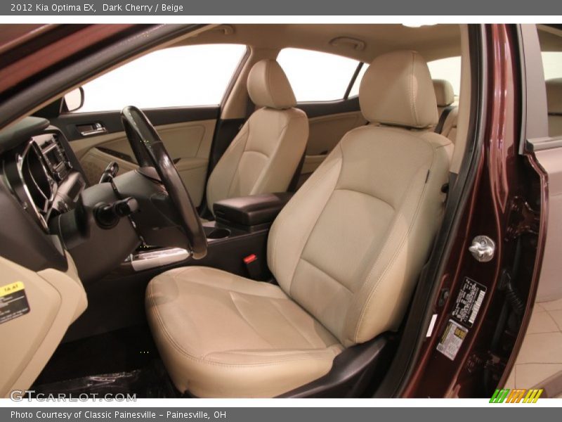 Dark Cherry / Beige 2012 Kia Optima EX