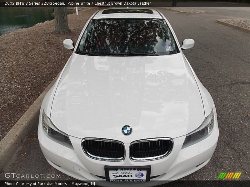 Alpine White / Chestnut Brown Dakota Leather 2009 BMW 3 Series 328xi Sedan