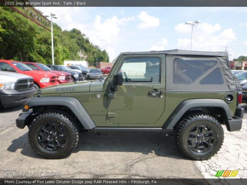 Tank / Black 2015 Jeep Wrangler Sport 4x4