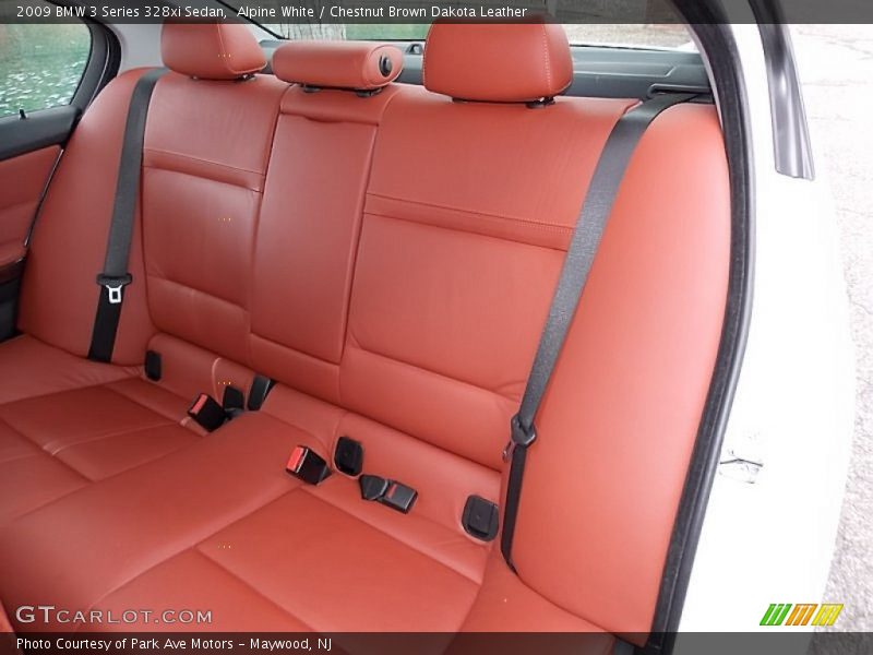 Rear Seat of 2009 3 Series 328xi Sedan