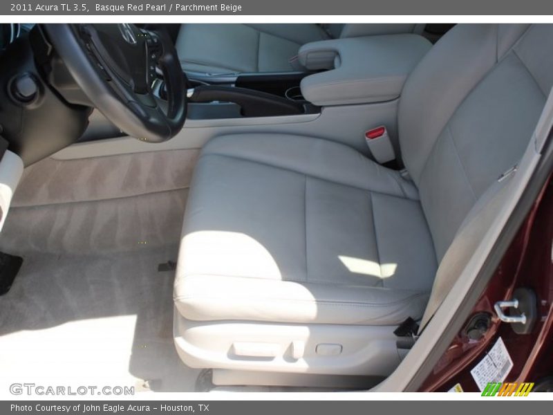 Basque Red Pearl / Parchment Beige 2011 Acura TL 3.5