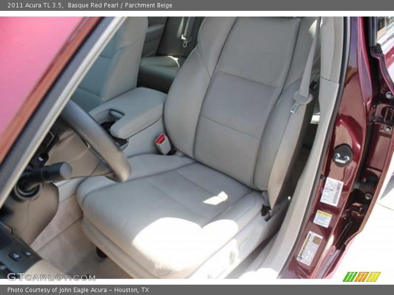 Basque Red Pearl / Parchment Beige 2011 Acura TL 3.5