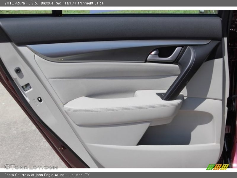 Basque Red Pearl / Parchment Beige 2011 Acura TL 3.5