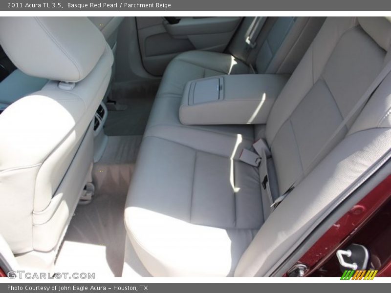 Basque Red Pearl / Parchment Beige 2011 Acura TL 3.5