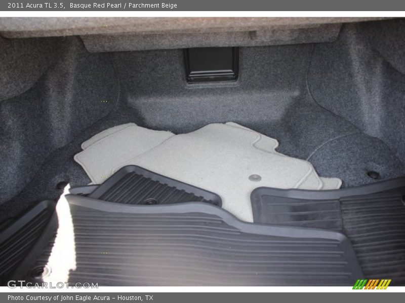 Basque Red Pearl / Parchment Beige 2011 Acura TL 3.5
