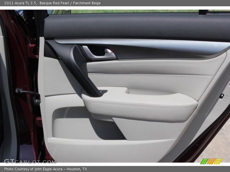Basque Red Pearl / Parchment Beige 2011 Acura TL 3.5
