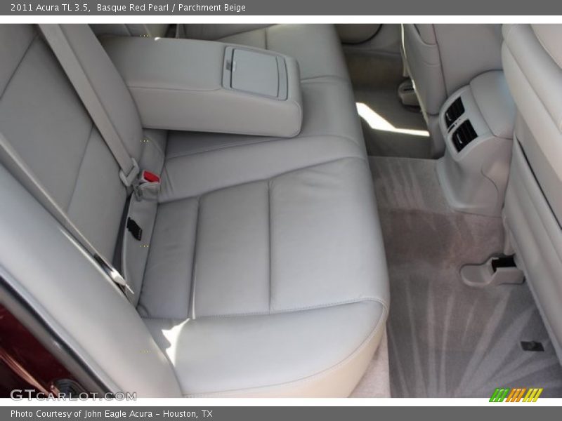 Basque Red Pearl / Parchment Beige 2011 Acura TL 3.5