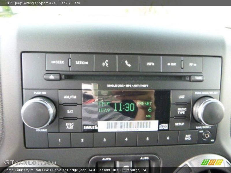 Tank / Black 2015 Jeep Wrangler Sport 4x4