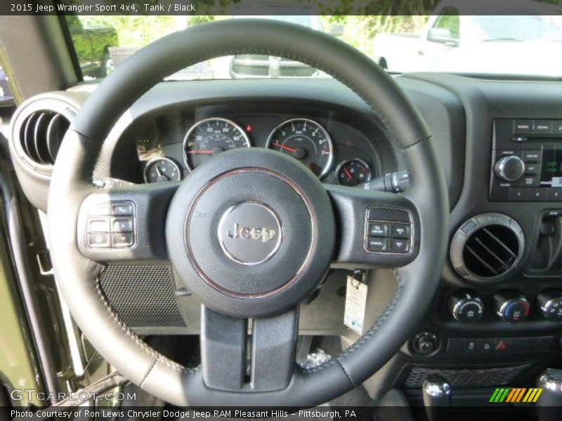 Tank / Black 2015 Jeep Wrangler Sport 4x4