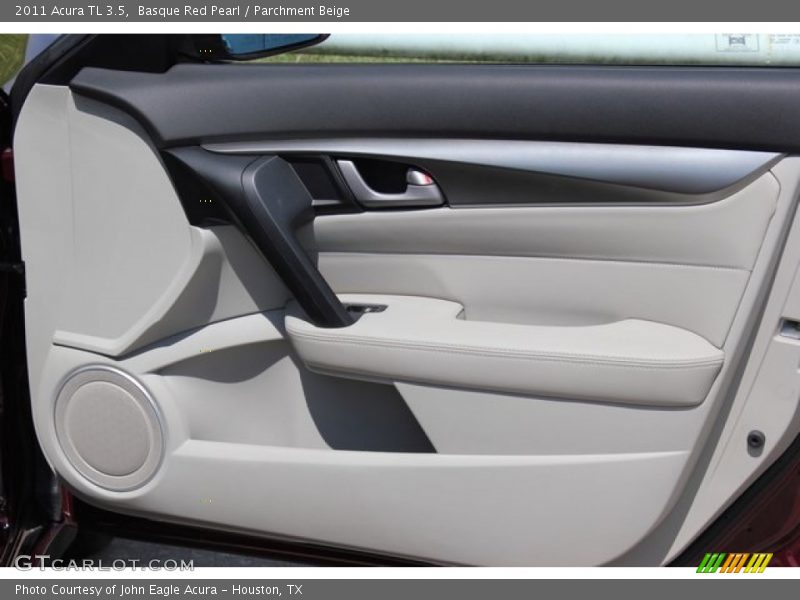 Basque Red Pearl / Parchment Beige 2011 Acura TL 3.5