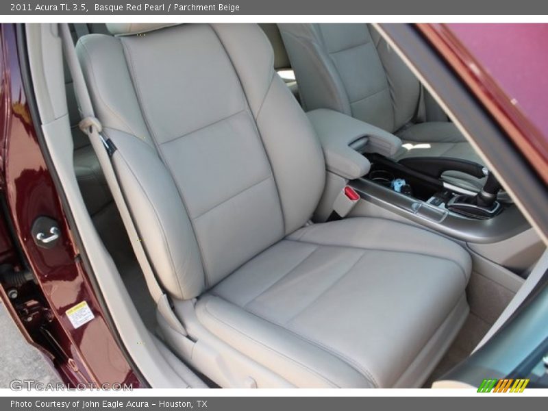 Basque Red Pearl / Parchment Beige 2011 Acura TL 3.5