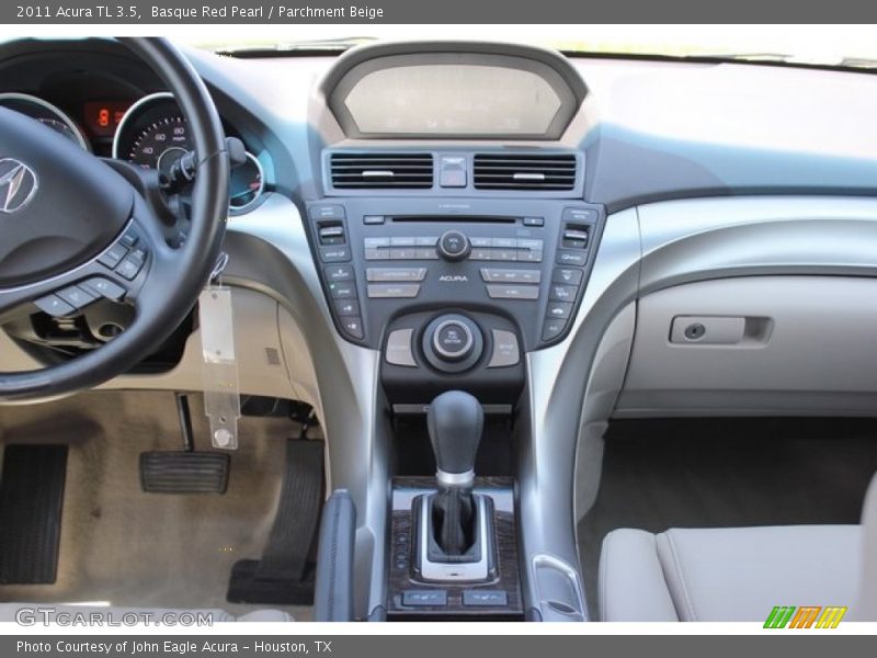 Basque Red Pearl / Parchment Beige 2011 Acura TL 3.5