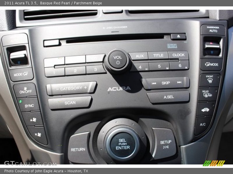 Basque Red Pearl / Parchment Beige 2011 Acura TL 3.5