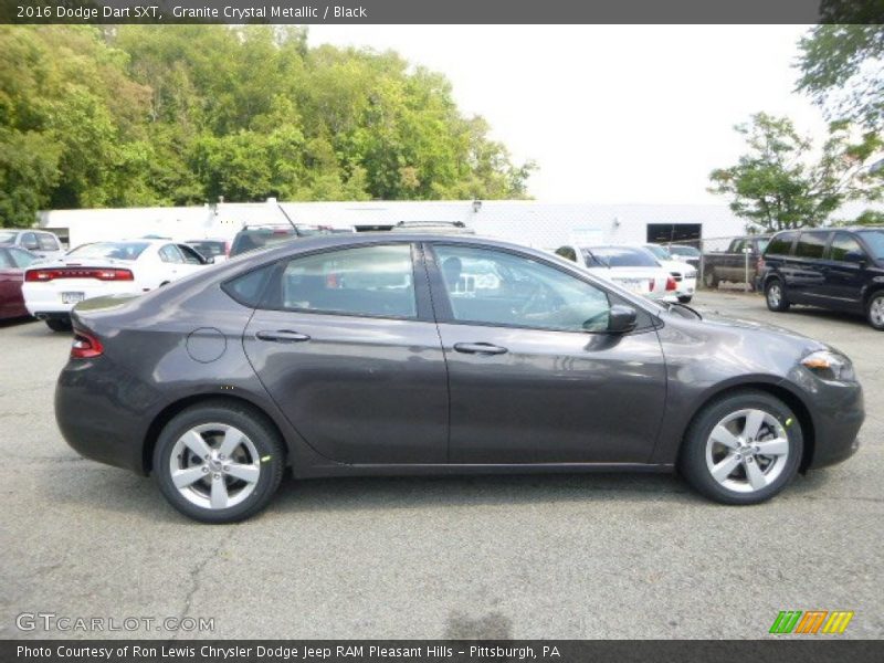 Granite Crystal Metallic / Black 2016 Dodge Dart SXT